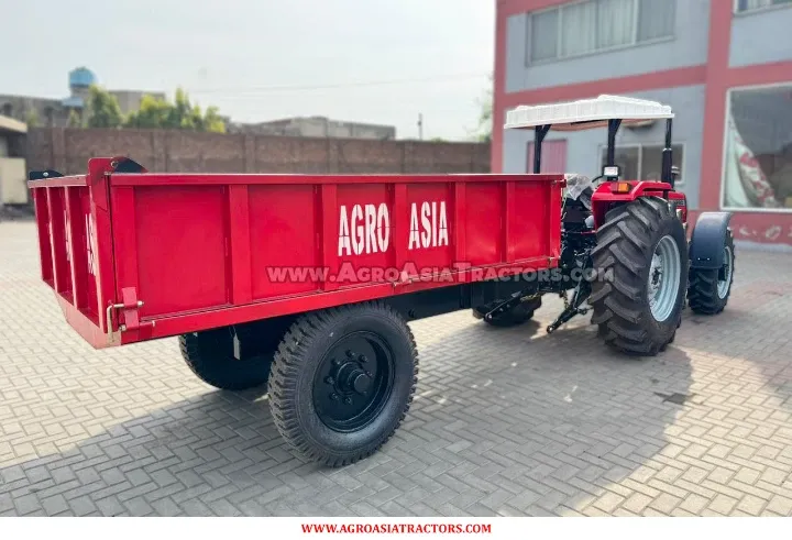 Farm Trailer with MF 290 2 | AgroAsia Tractors – Reliable Tractors. Affordable Prices