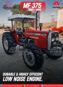 MF375 4WD for sale in UAE by Agroasia Tractors
