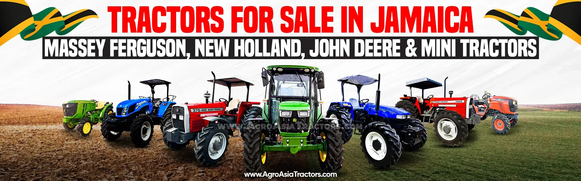Farm Tractors For sale in Jamaica at AgroAsia Tractors