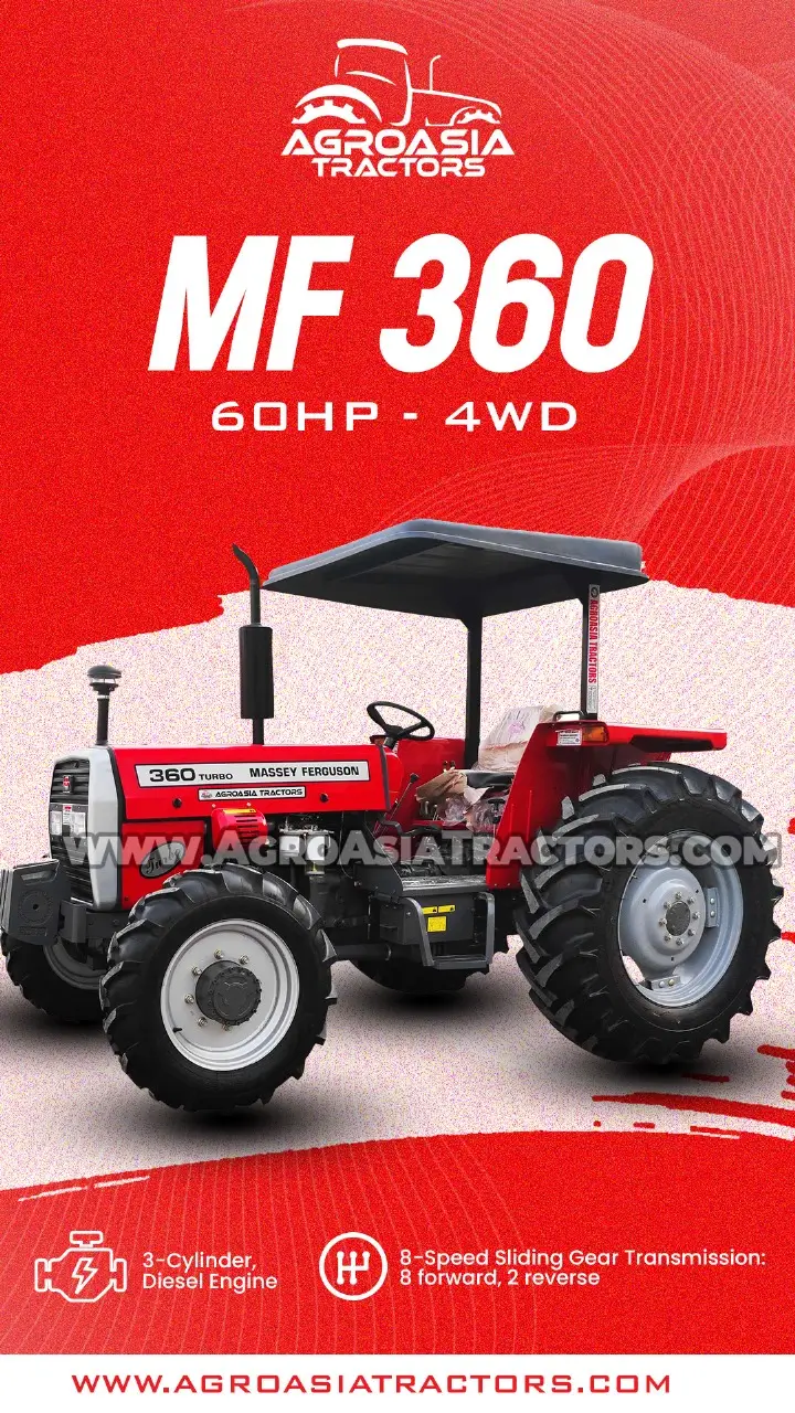 MF360 4WD agroasia tractors