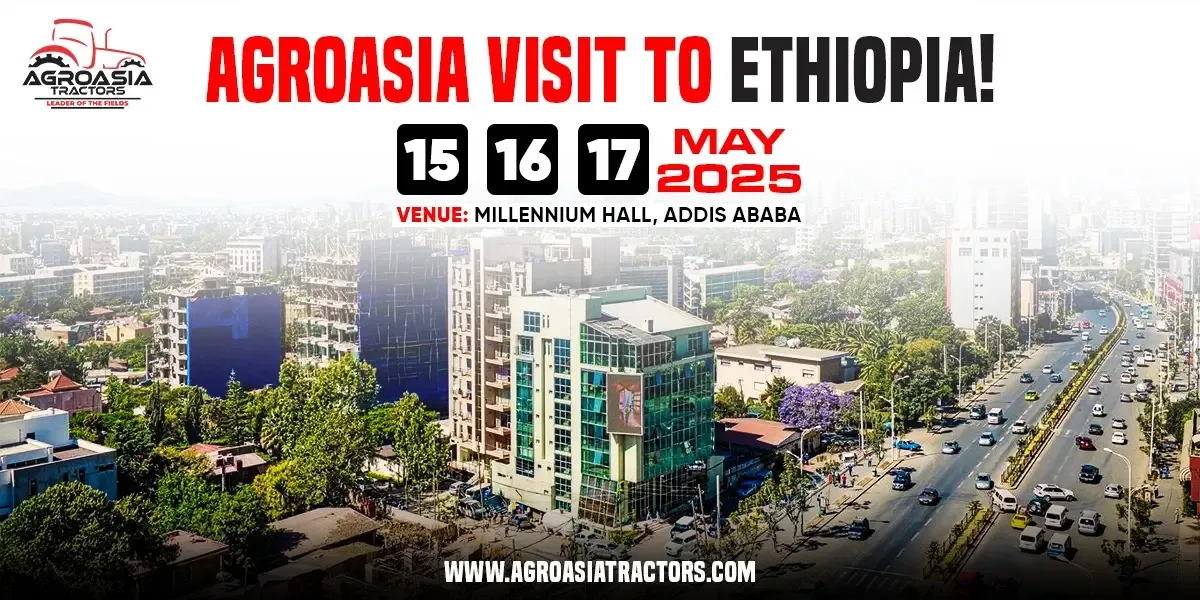 AgroAsia Tractors visits Ethiopia to promote Massey Ferguson, John Deere, and New Holland tractors, boosting farming solutions and partnerships.