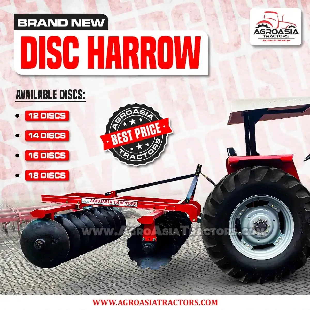 disc harrow for sale by agroasia tractors