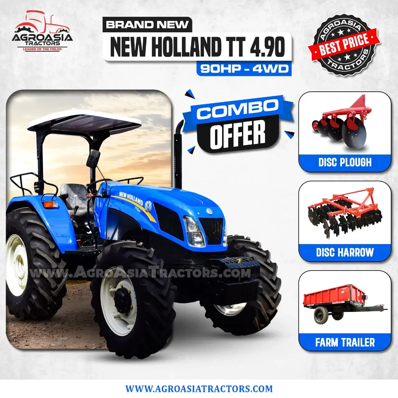 new holland NH TT 4.90 4WD Combo packs