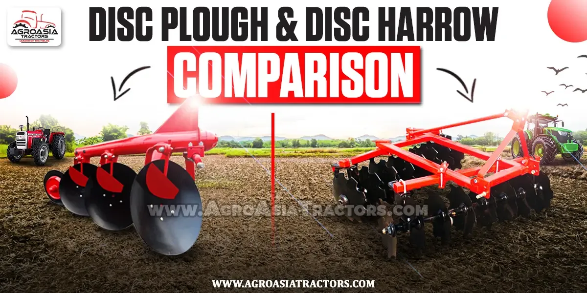 Disc Plough vs Disc harrow