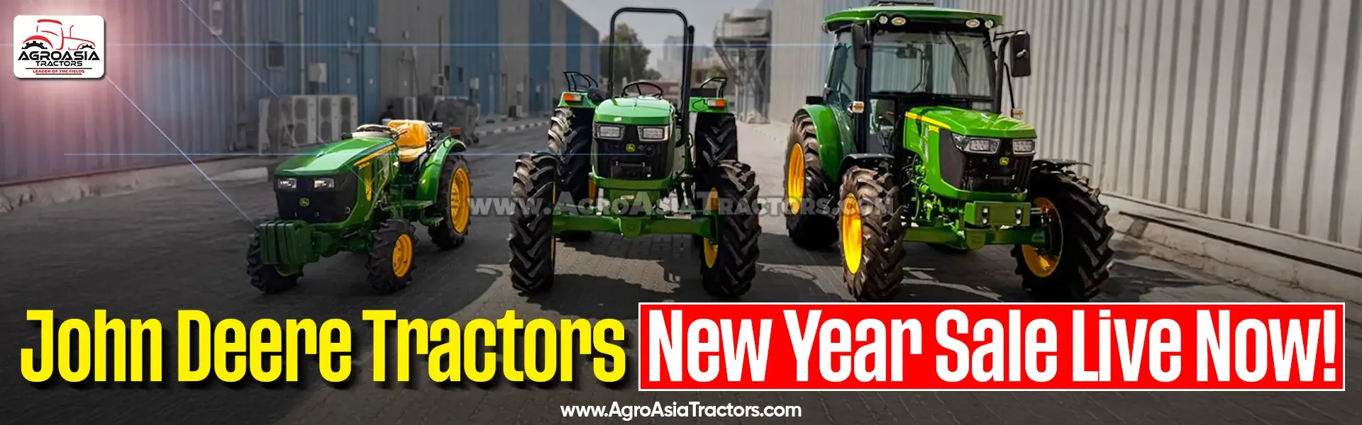John Deere Tractors New Year Sale