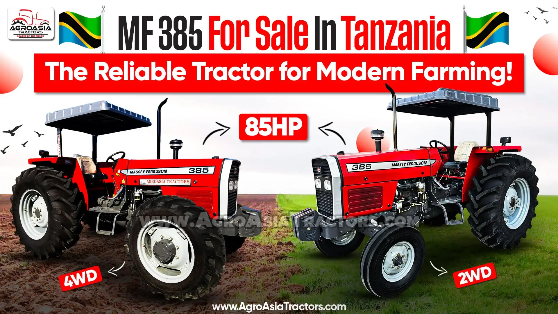 Massey Ferguson 385 for sale in Tanzania