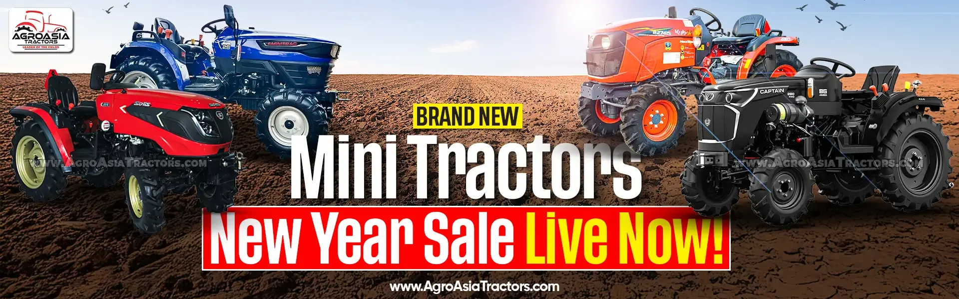 Mini Tractors New Year Sale